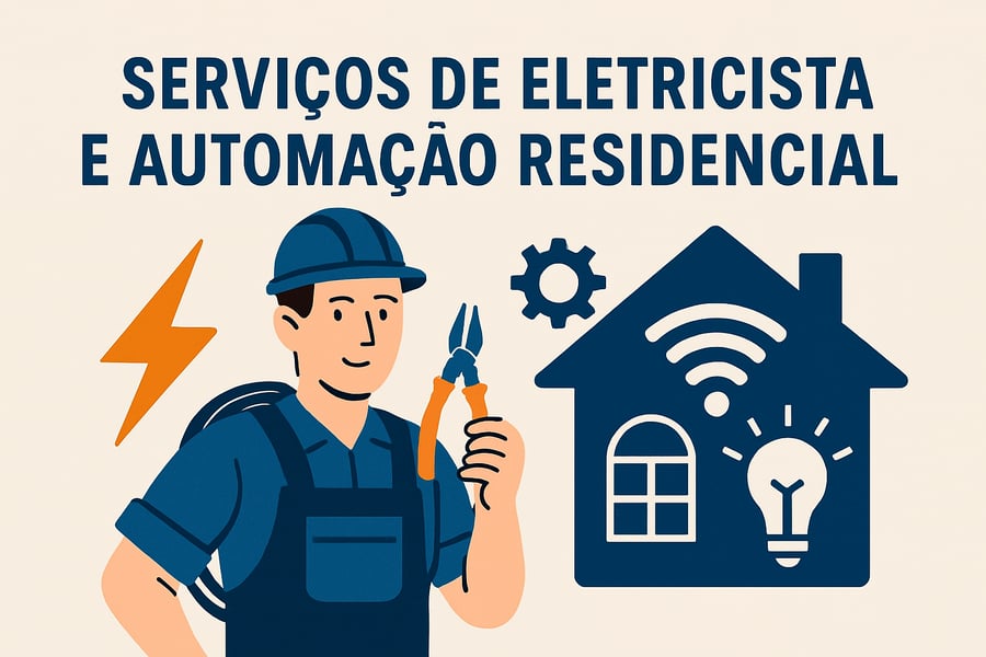 Serviços de eletricista e automação residencial